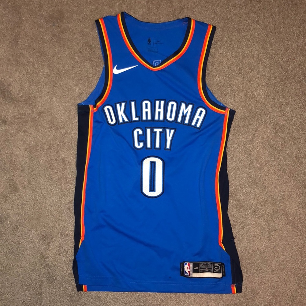 Russell Westbrook NBA Oklahoma City Thunder Jersey